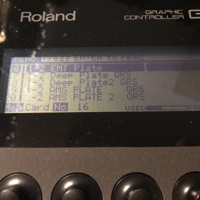 Roland R-880 with GC-8 Digital Reverb 80's image 6
