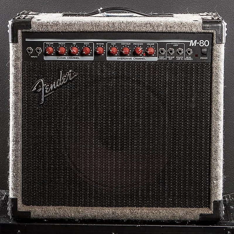 Fender M-80 2-Channel 80-Watt 1x12" Solid State Guitar Combo 1989 - 1994 image 1