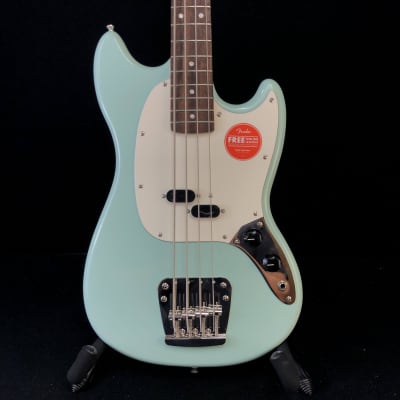 Squier Classic Vibe 60's Mustang Bass Surf Green image 1
