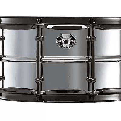 Ludwig LW6514S Black Magic Stainless Steel 6.5x14" Snare Drum