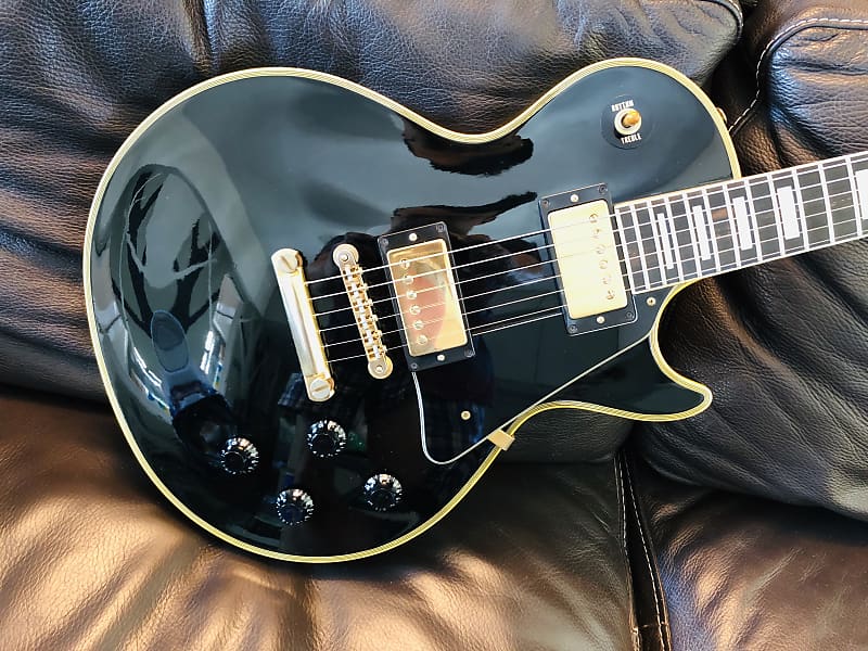 Orville by Gibson Les Paul Custom 57 reissue LPC-57B Ebony Fret