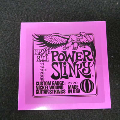 Ernie Ball Power Slinky Sticker 4.5" X 4.5" Sticker image 1