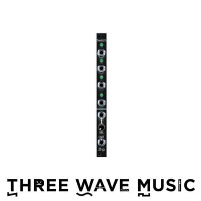 2hp Switch - Four Channel Analog Switch Black Panel [Three Wave Music] image 1