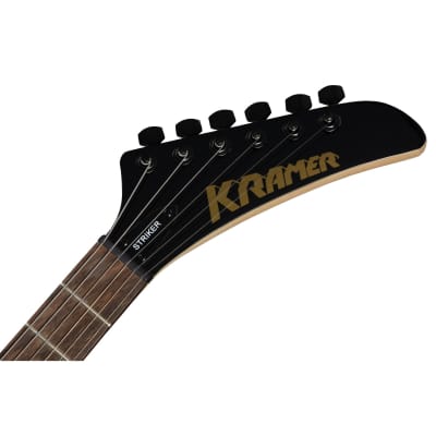 Kramer Striker Figured HSS Stoptail Electric Guitar (Transparent Black) image 8