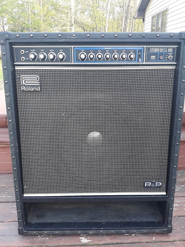 Vintage 1980 Roland Studio Bass 100 (SB100) 1X15 Amplifier