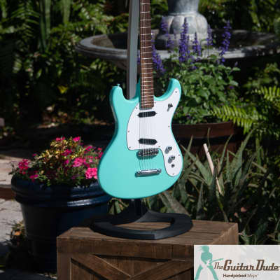 Mosrite Mark II Reissue - Surf Green - Made In Japan - Killer Tone! PRO SETUP - DEMO Video image 3