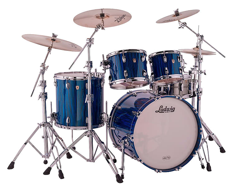 Ludwig Classic Maple Electrostatic Mod Outfit 8x10 / 9x12 / 16x16 / 18x22" Drum Set image 2