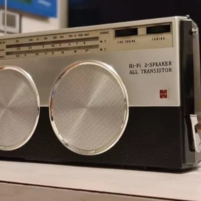 VINTAGE NATIONAL PANASONIC RADIO TRANSITOR/MADE IN JAPAN/1963 image 5