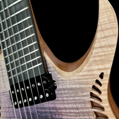 OD Guitars Venus 7 - 5A Flame Maple Top - Bare Knuckle Pickups image 13