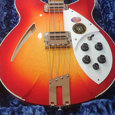 Rickenbacker 4005XC 90th Anniversary Limited Edition Amber Fireglo for sale