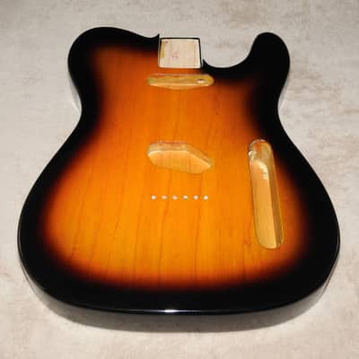 Mighty Mite MM2705AF-2TS Swamp Ash Tele Body 2 Tone Sunburst Thin Poly Finish Weighs 4lbs 8.5oz #2 image 3