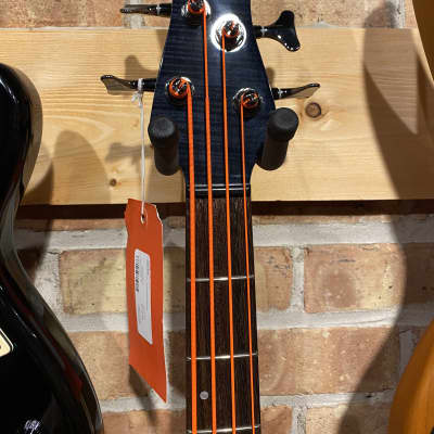Yamaha TRBX604FM 4-String Electric Bass Guitar- Translucent Black image 4