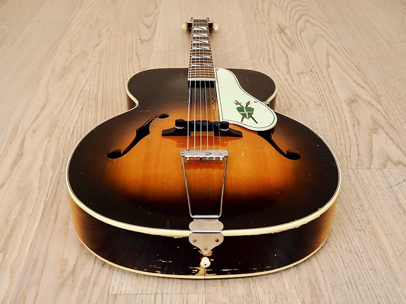 1950s Silvertone Model 670 Vintage Kay-Made USA Archtop