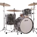 Ludwig Classic Maple Fab 3-pc Shell Pack w/ 22" Kick Vintage Black Oyster - Used