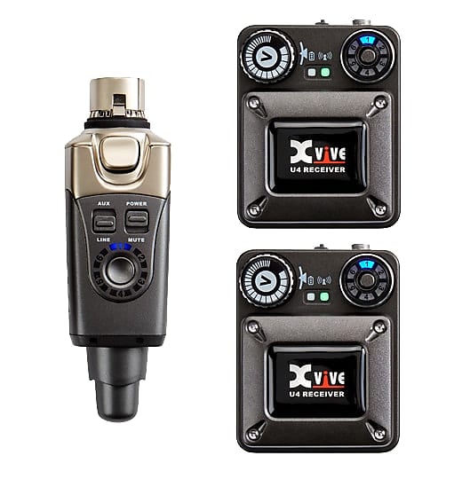 Xvive U4R2 wireless in-ear monitor system image 1
