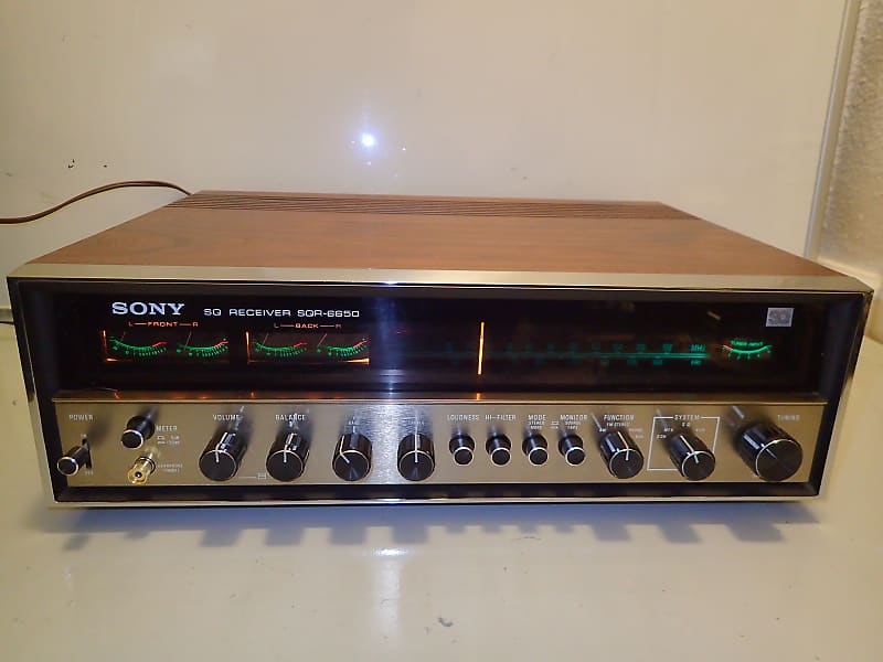 SONY SQR-6650 Quadrophonic SQ Receiver 4&2 Channel Vintage Audio Japan