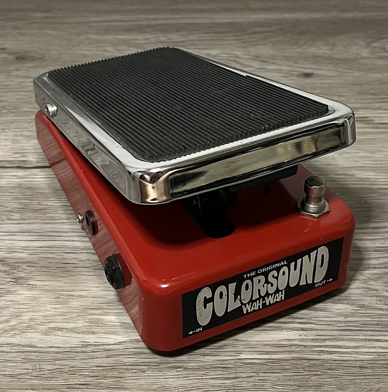 ColorSound Inductorless Wah (9V Jack Mod) Red Reissue Reverb