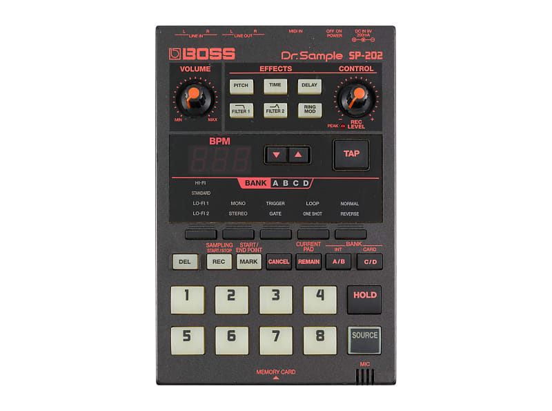 BOSS Dr.Sample SP-202 サンプラー Boss SP-202 Dr. Sample Sampler 1998 - 2001 | Reverb Canada