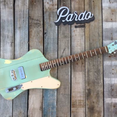 Pardo Guitars- Firecaster  green image 1