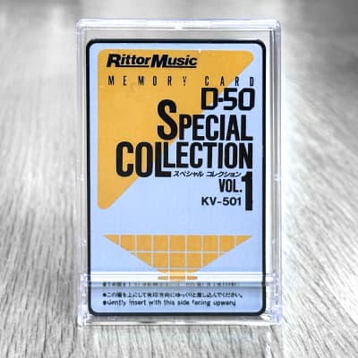 Roland D-50 / D-550 Voice ROM Data Card // Rittor Music // KV-501 Special Collection