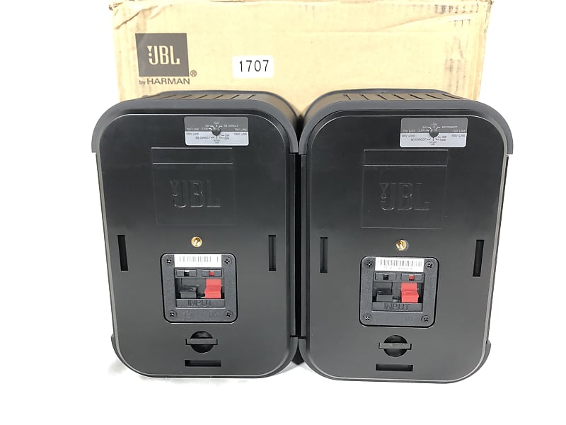 JBL CSS-1S/T Compact 2 Way 100V/70V/8-Ohm Loudspeaker #1707 (PAIR