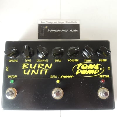 Barber Electronics Burn Unit Tone Pump Combo Effects Pedal Rare Free USA Shippin for sale