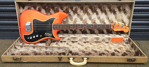 Burns Nu Sonic Bass GEORGE HARRISON THE BEATLES 1964 Trans