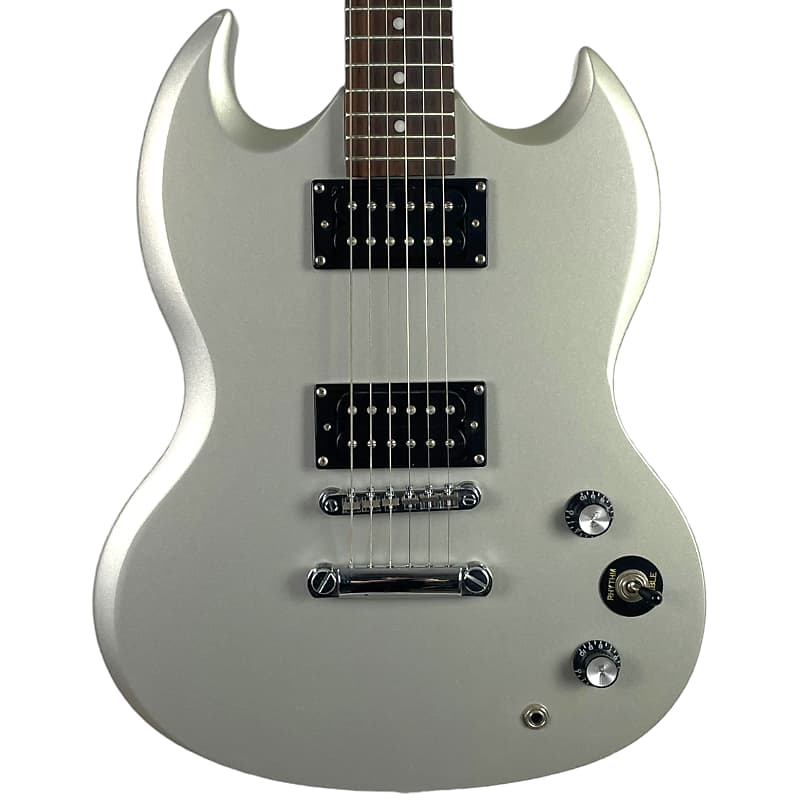 【11188】 EPIPHONE SG Special silver Epiphone SG Special 2004 - Silber | Reverb UK