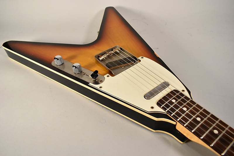 RS Guitarworks TeeVee Custom Electric Guitar w/Hard Gig Bag