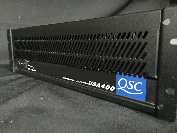【良品】QSC USA400 真空管パワーアンプ 良品】QSC USA400 真空管パワーアンプ