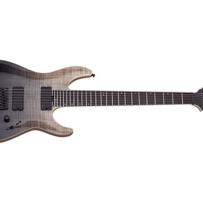 Schecter C-7 SLS Elite 7-String Electric Guitar (Black Fade Burst) for sale