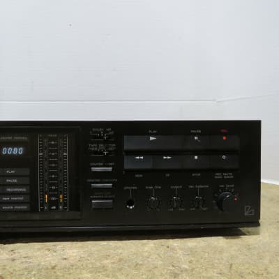 Luxman K - 112 3-Head, 2-Motor Cassette Deck - Dolby B/C/HX 1987 Black image 3