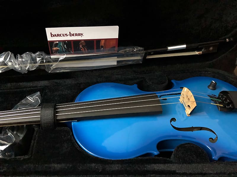 Barcus-Berry Vibrato-AE Series Violin Blue | Reverb España