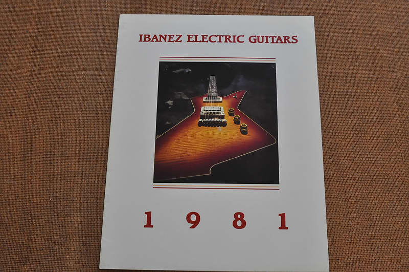 Ibanez vintage catalog booklet brochure Electric Guitars Reverb