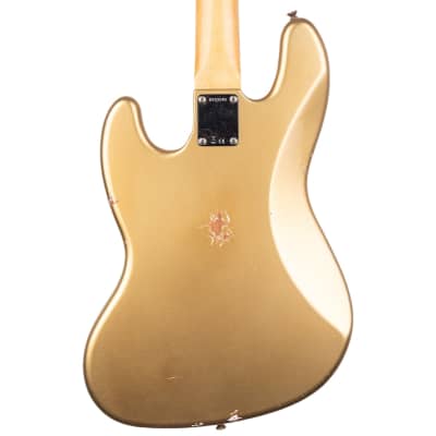 Fender Custom Shop 1964 Jazz bass - relic - Aztec Gold - 9.5 lbs - serial# R133242 image 7