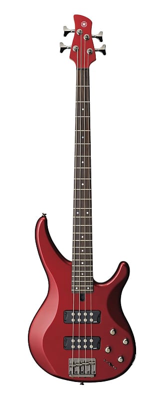 Yamaha TRBX304 4-String Bass Guitar - Candy Apple Red image 1