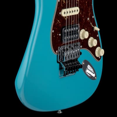 Fender Custom Shop Empire 67 Super Stratocaster HSH Floyd Rose NOS - Taos Turquoise #15537 image 6