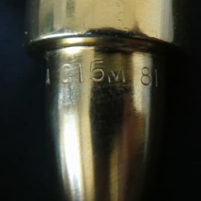 Monette Prana C15M 81 Trumpet Mouthpiece in Gold Plate! Lot130  SS14 image 2
