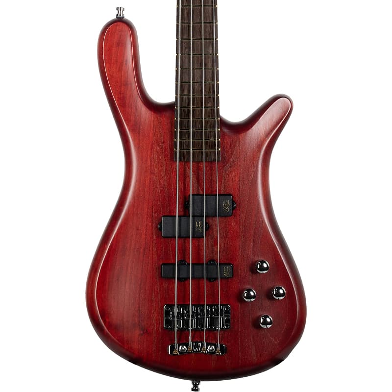 Warwick Pro Series Streamer LX 4 String Bass - Burgundy Red Transparent Satin image 1