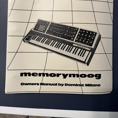 Moog Memorymoog Manual