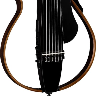 Yamaha SLG200N TBL Nylon String Silent Guitar w/Bag image 1