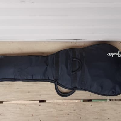 Used Valley Arts California Pro Electric Bass Guitar w/ Fender Gig Bag! Rare Blue Finish, EMG Pickups! image 12