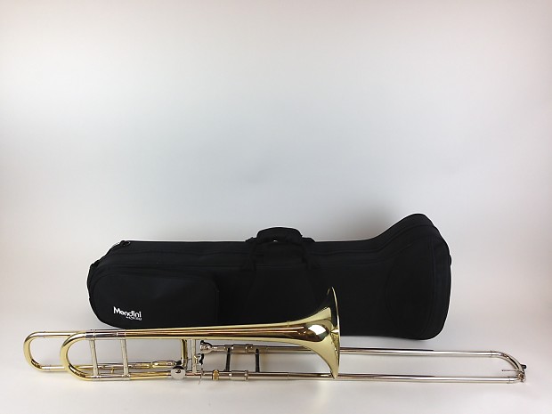 Mendini MTB-31 Intermediate B Flat Tenor Trombone with F Trigger image 1