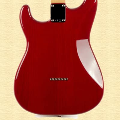 Fender Noventa Stratocaster 2021 Crimson Red Transparent Noventa Single-Coil pups - image 4
