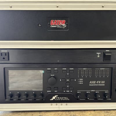 Fractal Audio Axe-FX III 2018 With NYC 3U Rack case | Reverb
