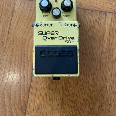 ギター BOSS SD-1 NEC C4558C BOSS1982 SD-1 SUPER Over Drive 【NEC C4558C】【MADE IN JAPAN