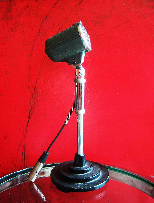 Vintage 1940's Astatic DNHZ dynamic microphone Hi Z harp mic w accessories Ham Radio JT30 T-3 # 2 Omar Bradley image 1