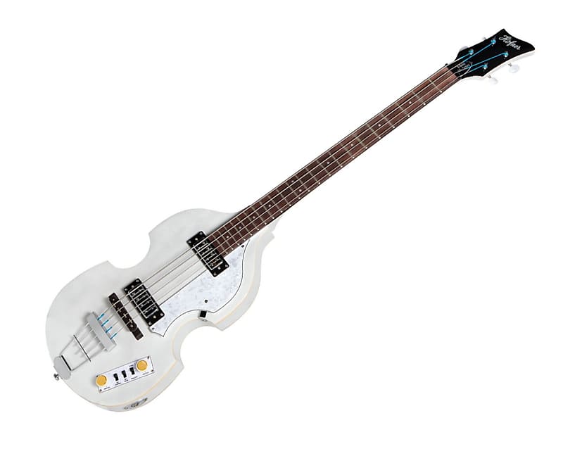 Hofner Violin Bass Pro Edition Pearl White HI-BB-PE-PW image 1