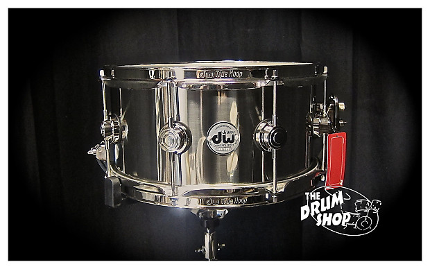 DW Collector's Series Stainless Steel 6.5x13" Snare Drum image 1