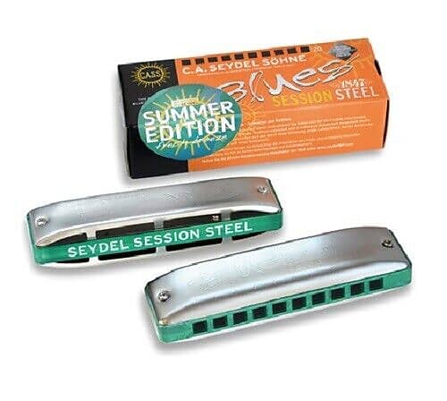 Seydel Session Steel Summer Edition 2023 Harmonica Key of Bb | Reverb